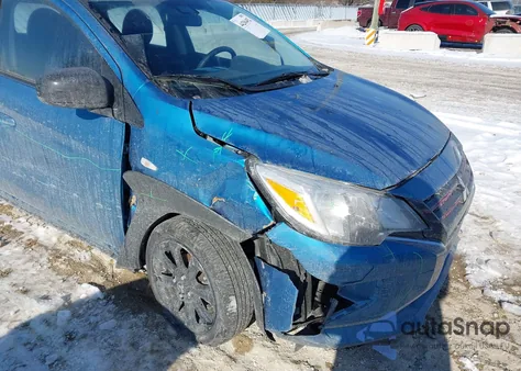 2024 Mitsubishi Mirage Black Edition из США, поврежденный, VIN ML32AWHJ9RH008248